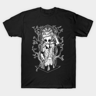 The alien Robin Hood - Black version T-Shirt